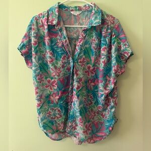 Floral Button-Up Shirt